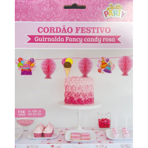 CORDÃO FESTIVO II - ROSA