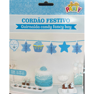 CORDÃO FESTIVO II CELESTE