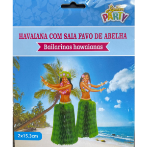 HAVAIANA COM SAIA FAVO DE ABELHA