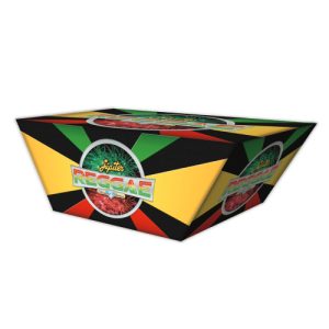 Torta Reggae - 150 tubos em leque